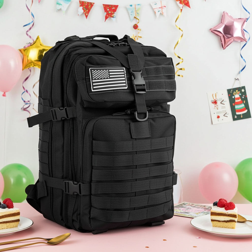 25L/50L Tactical Hiking Backpack — Waterproof Nylon Rucksack for Camping, Trekking, Fishing & Hunting
