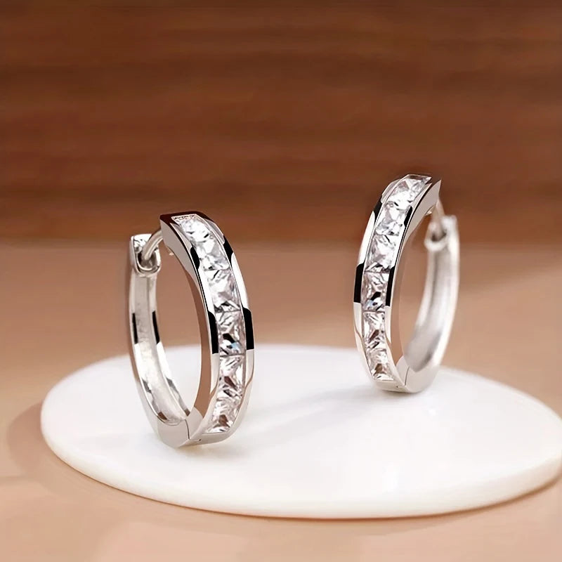 Women’s Cubic Zirconia Hoop Earrings – 11 Classic Designs