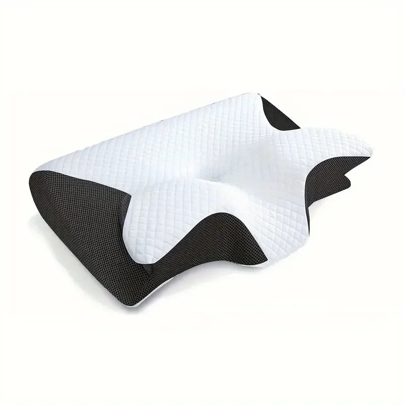 Ergonomic Cotton Snack Pillow — Soft & Lightweight Sleeping Pillow for Side, Back & Stomach Sleepers