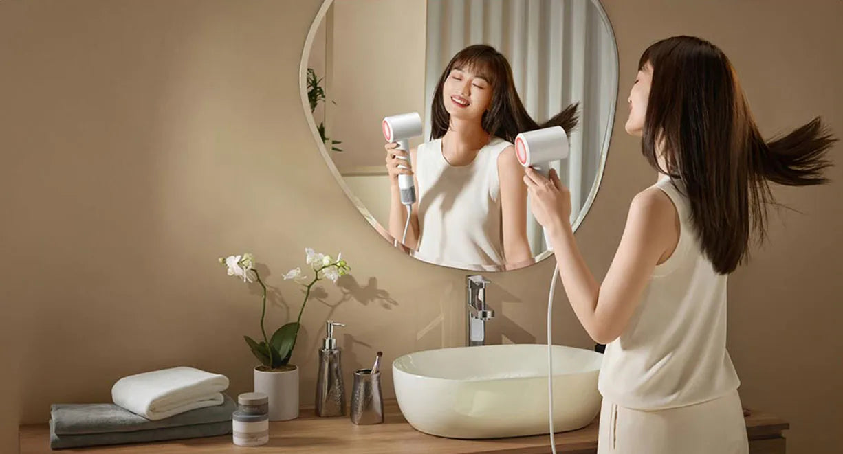 MIJIA H501 SE High-Speed Hair Dryer — 62m/s Wind Speed, Negative Ion Hair Care & 110,000 RPM Professional Dryer