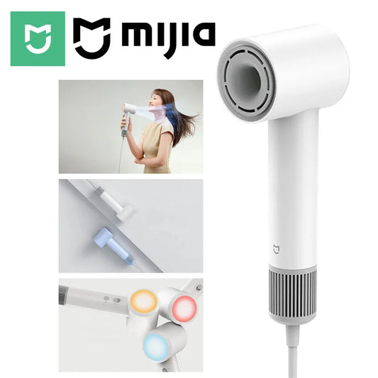MIJIA H501 SE High-Speed Hair Dryer — 62m/s Wind Speed, Negative Ion Hair Care & 110,000 RPM Professional Dryer