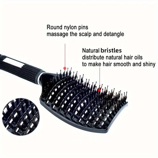 Magic Scalp Massage Detangling Hair Brush — Professional Wet Curly Hair Detangler for Women