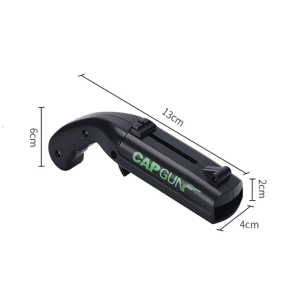 Cap Gun Beer Bottle Opener — Portable Shooting Cap Launcher for Bar, Kitchen & Party Fun