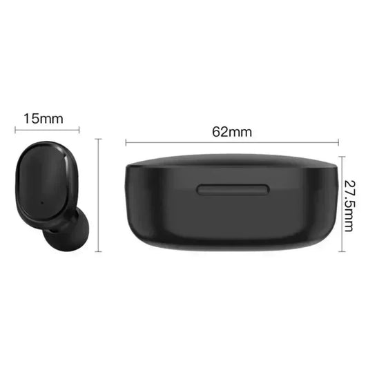 E6S TWS Wireless Bluetooth Earbuds — Noise Cancelling Sports Headphones with Mic