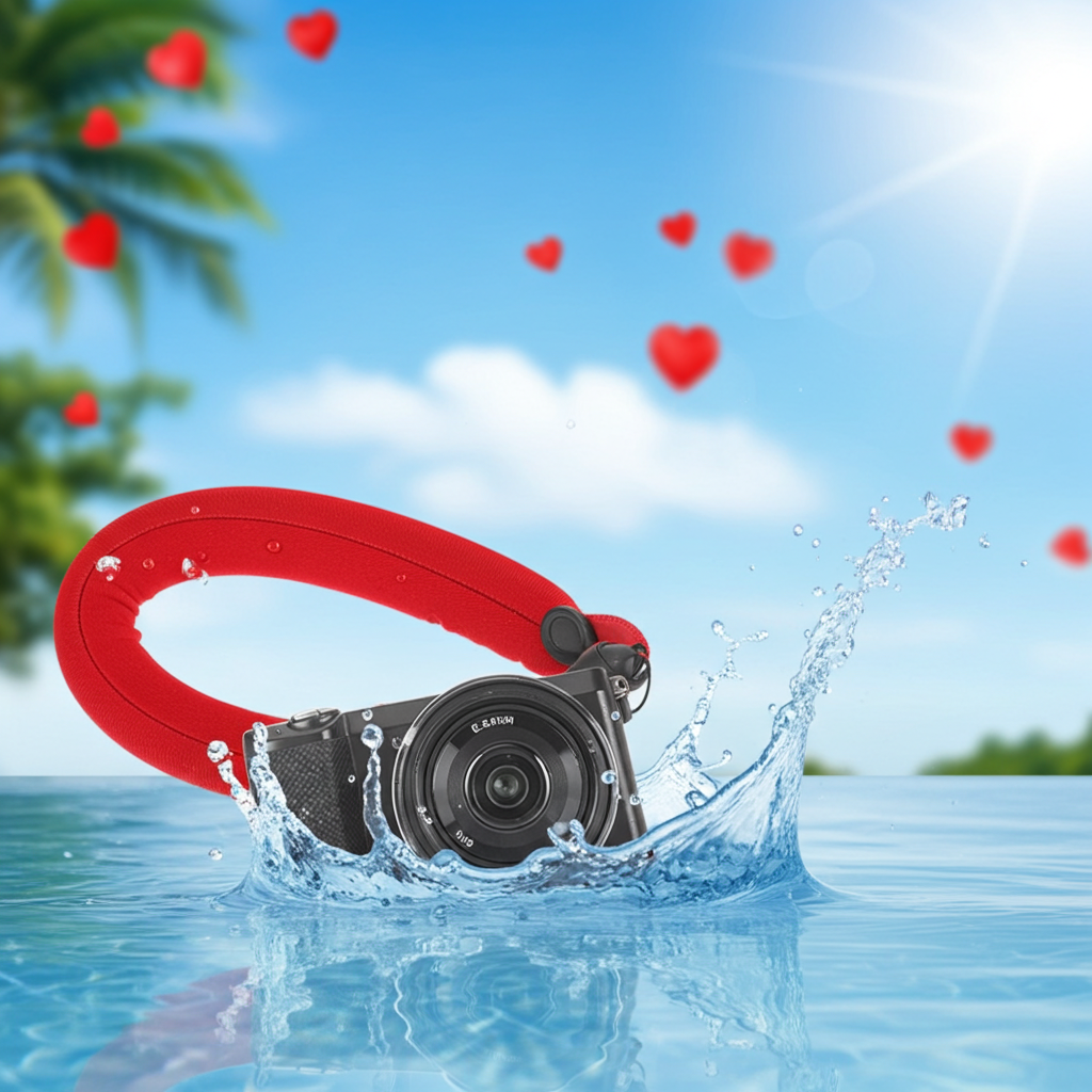 Camera Buoyancy Wrist Strap — Floating Neoprene Belt for Diving, Fishing & Swimming