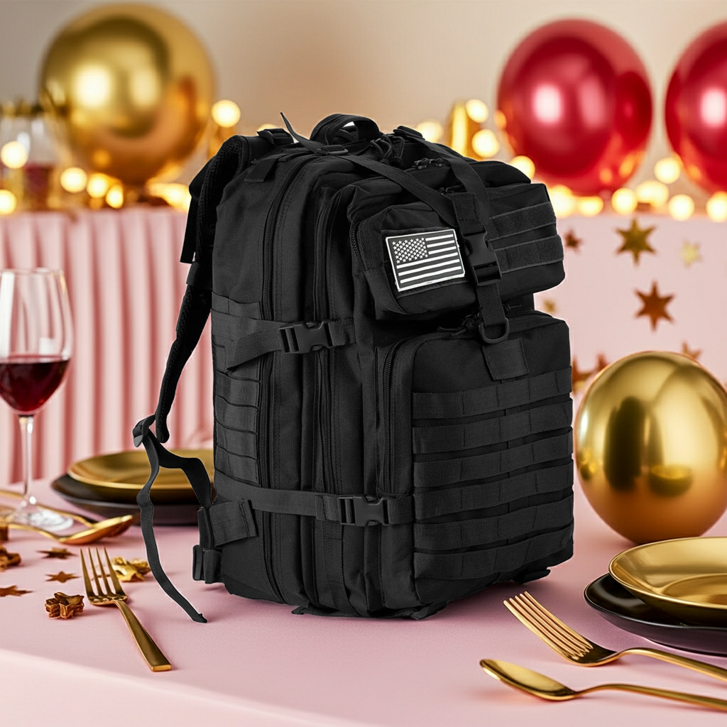 25L/50L Tactical Hiking Backpack — Waterproof Nylon Rucksack for Camping, Trekking, Fishing & Hunting