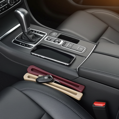 Car Seat Gap Filler — Leak-Proof Side Seam Plug Strip & Phone Wallet Holder for All Car Models