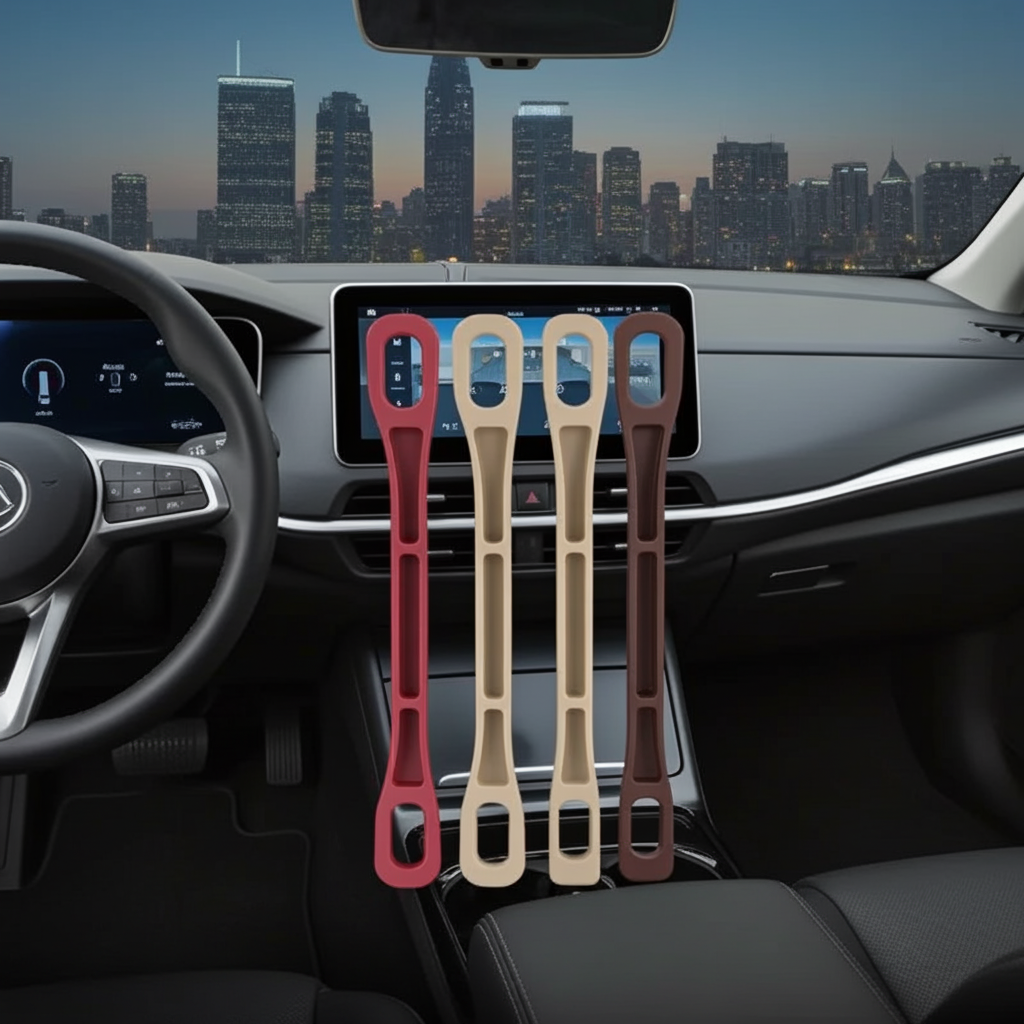 Car Seat Gap Filler — Leak-Proof Side Seam Plug Strip & Phone Wallet Holder for All Car Models