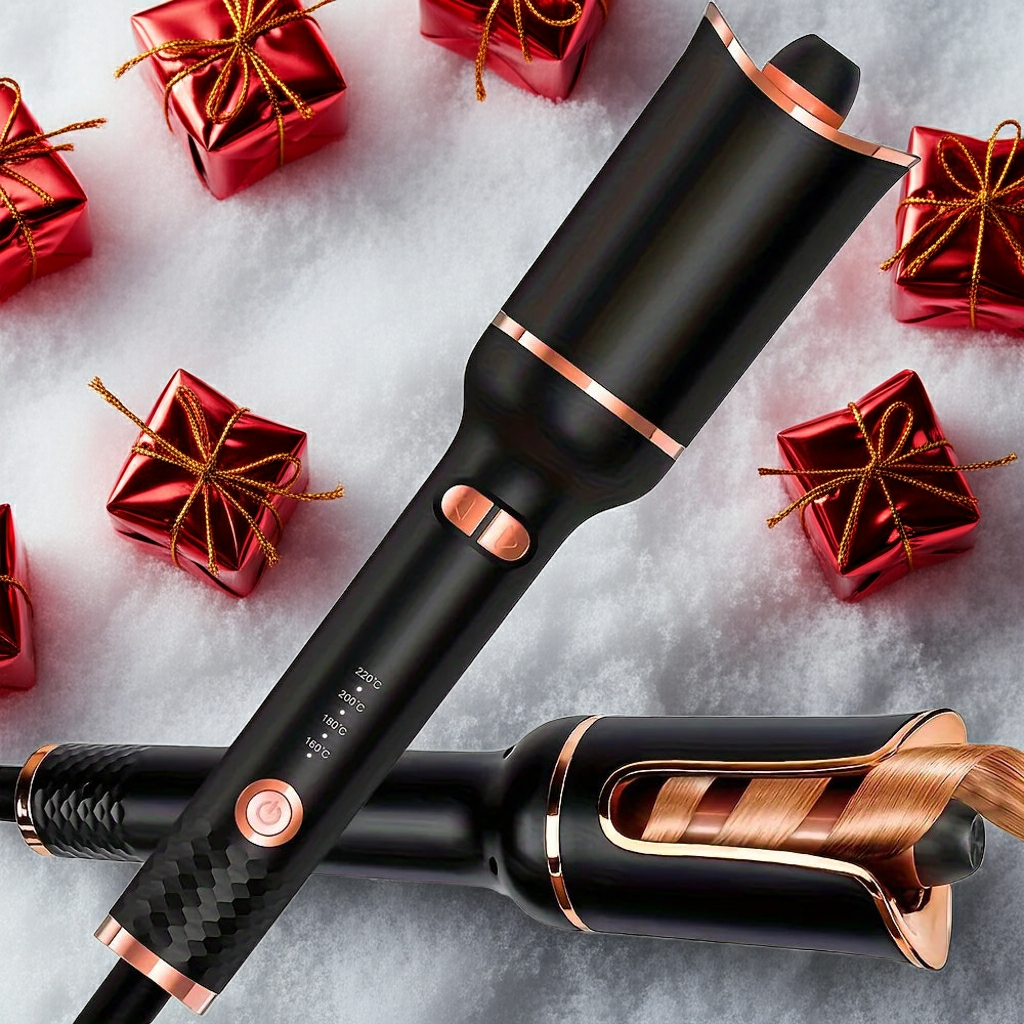 Automatic Ceramic Hair Curler — Auto Rotating Air Spin Wand & Magic Curl Machine for Effortless Waves