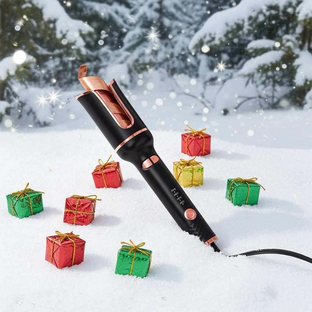Automatic Ceramic Hair Curler — Auto Rotating Air Spin Wand & Magic Curl Machine for Effortless Waves