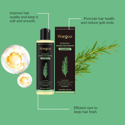 Rosemary Thickening & Oil Control Shampoo — Volumizing, Strengthening & Nourishing Hair Care