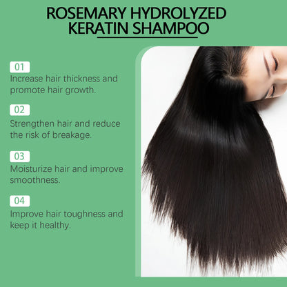 Rosemary Thickening & Oil Control Shampoo — Volumizing, Strengthening & Nourishing Hair Care