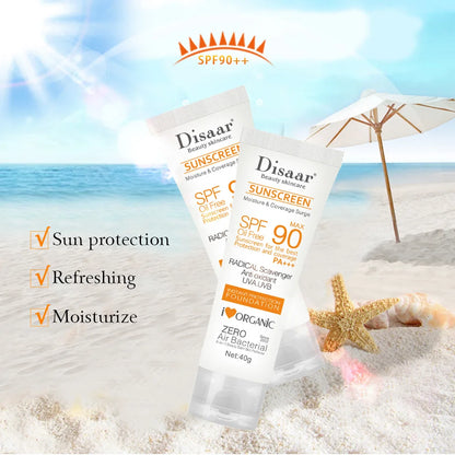 SPF90 Whitening & Anti-Aging Sunscreen — Oil-Control Moisturizing Face & Body Sun Cream