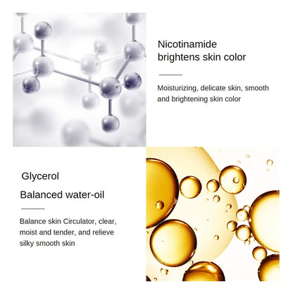 24K Gold Hyaluronic Acid & Niacinamide Face Serum — Brightening, Pore-Minimizing & Firming Facial Essence
