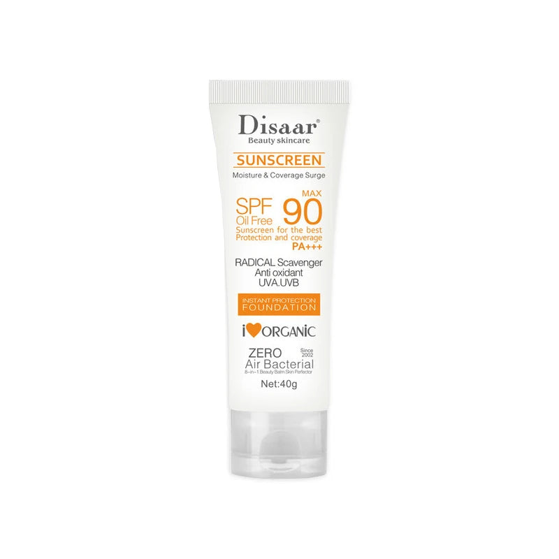 SPF90 Whitening & Anti-Aging Sunscreen — Oil-Control Moisturizing Face & Body Sun Cream