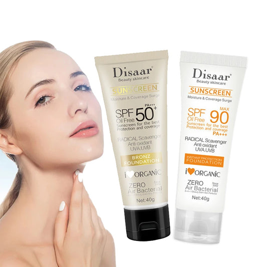 SPF90 Whitening & Anti-Aging Sunscreen — Oil-Control Moisturizing Face & Body Sun Cream