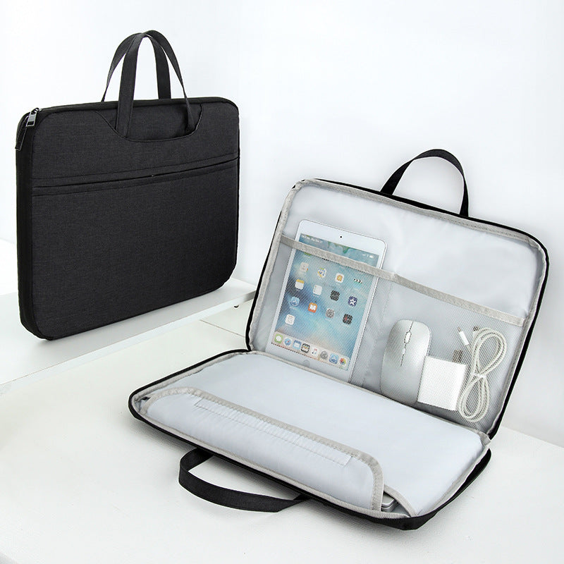 Lightweight Business Laptop Bag — Waterproof Oxford Briefcase for 12–15.6 Inch Laptops
