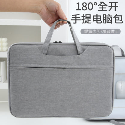 Lightweight Business Laptop Bag — Waterproof Oxford Briefcase for 12–15.6 Inch Laptops