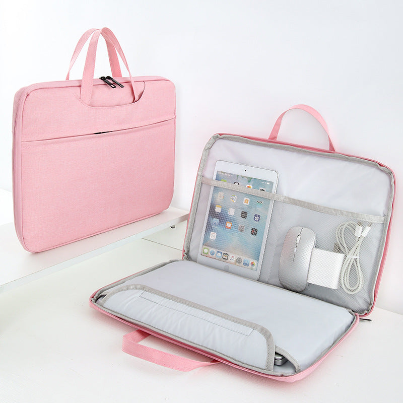 Lightweight Business Laptop Bag — Waterproof Oxford Briefcase for 12–15.6 Inch Laptops
