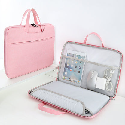 Lightweight Business Laptop Bag — Waterproof Oxford Briefcase for 12–15.6 Inch Laptops