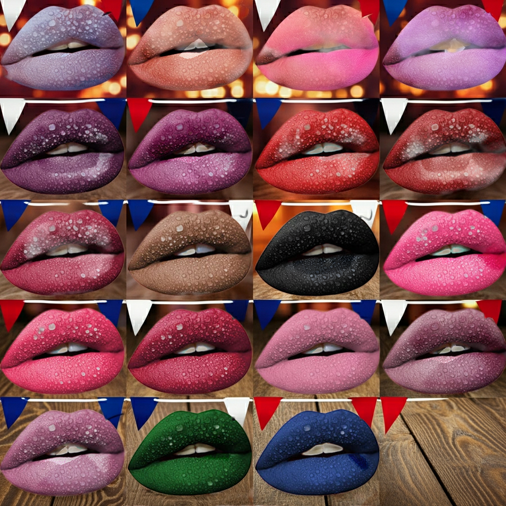 19-Color Matte Velvet Liquid Lipstick — Waterproof Long-Lasting Lip Glaze in Nude, Red & Black Shades