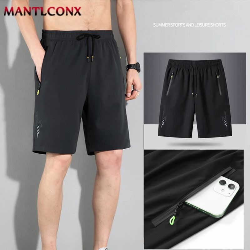 Men's Quick-Dry Sports Shorts — Breathable Running & Football Shorts