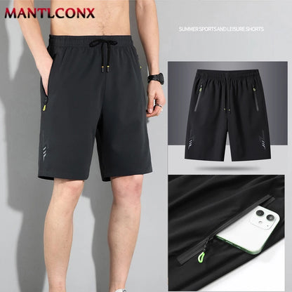 Men's Quick-Dry Sports Shorts — Breathable Running & Football Shorts