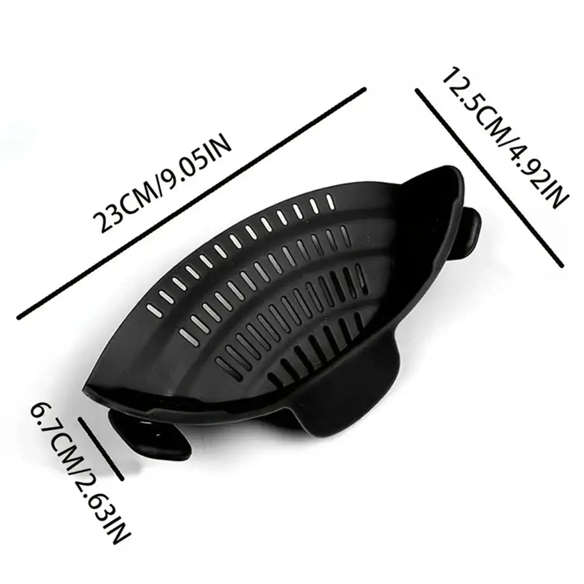 Adjustable Clip-On Pot Strainer — Universal Pasta & Vegetable Strainer for Pots, Pans & Bowls