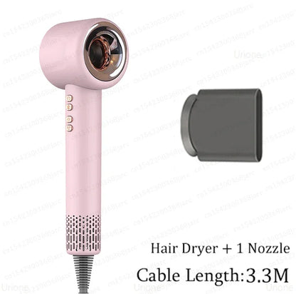 Super Leafless Negative Ion Hair Dryer — 220V Personal Hair Care & Styling Tool with Constant Anion Technology