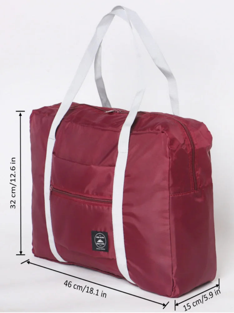 25 L Foldable Travel Duffel Bag with Trolley Sleeve