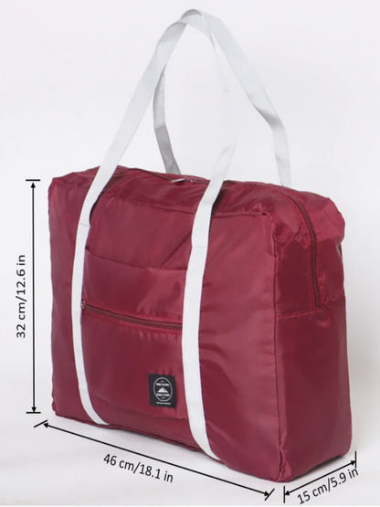 25 L Foldable Travel Duffel Bag with Trolley Sleeve