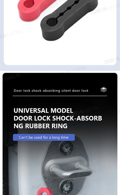 Universal Car Door Shock Absorber — Soundproof Anti-Vibration Cushion Buffer Pad & Damper