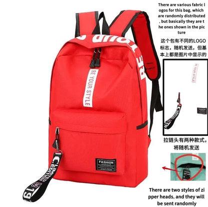 Korean Style Large Capacity Fashion Backpack — Trendy School & Travel Bag for Men & Women