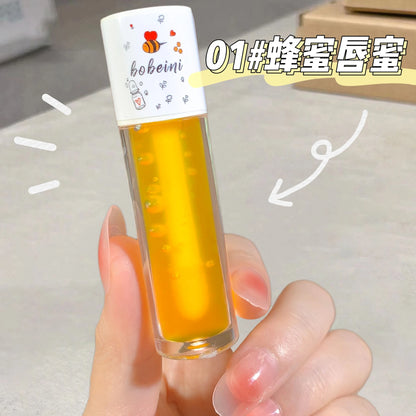Peach Honey Lip Oil — Plumping & Moisturizing Lip Treatment
