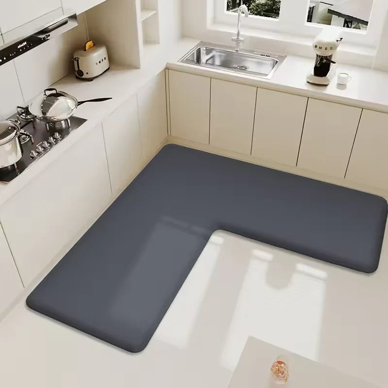 Absorbent Suede-Feel Bathroom Floor Mat – 6 Sizes