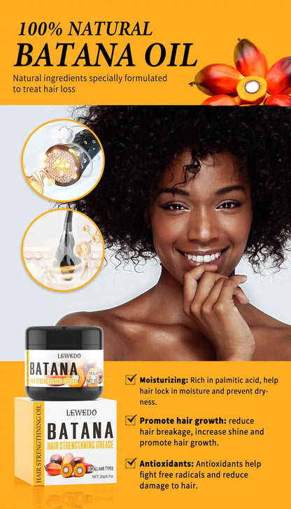 100% Pure Batana Oil — Deep Hair & Scalp Nourishment Treatment
