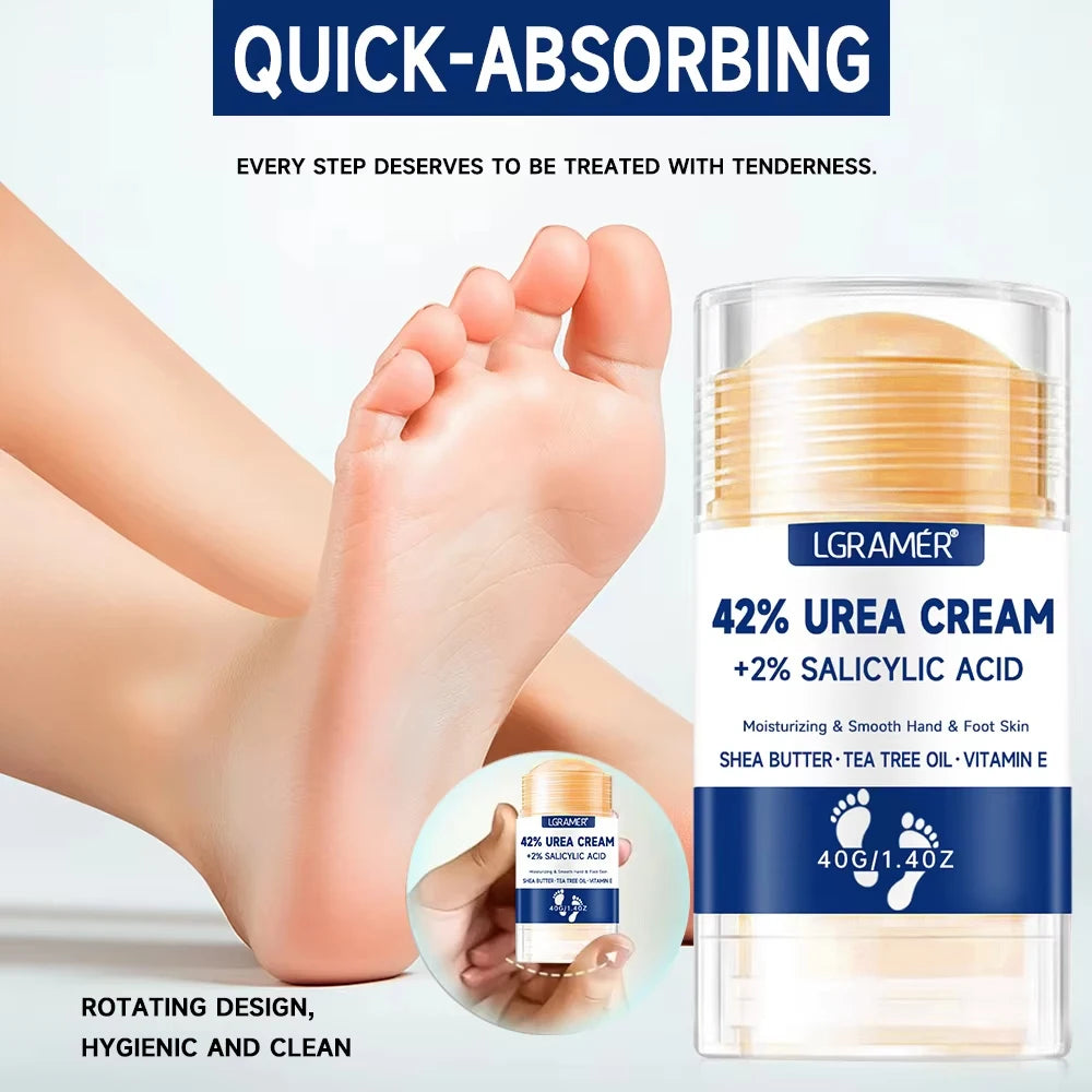 42% Urea + 2% Salicylic Acid Foot & Hand Cream — Intensive Hydrating Treatment