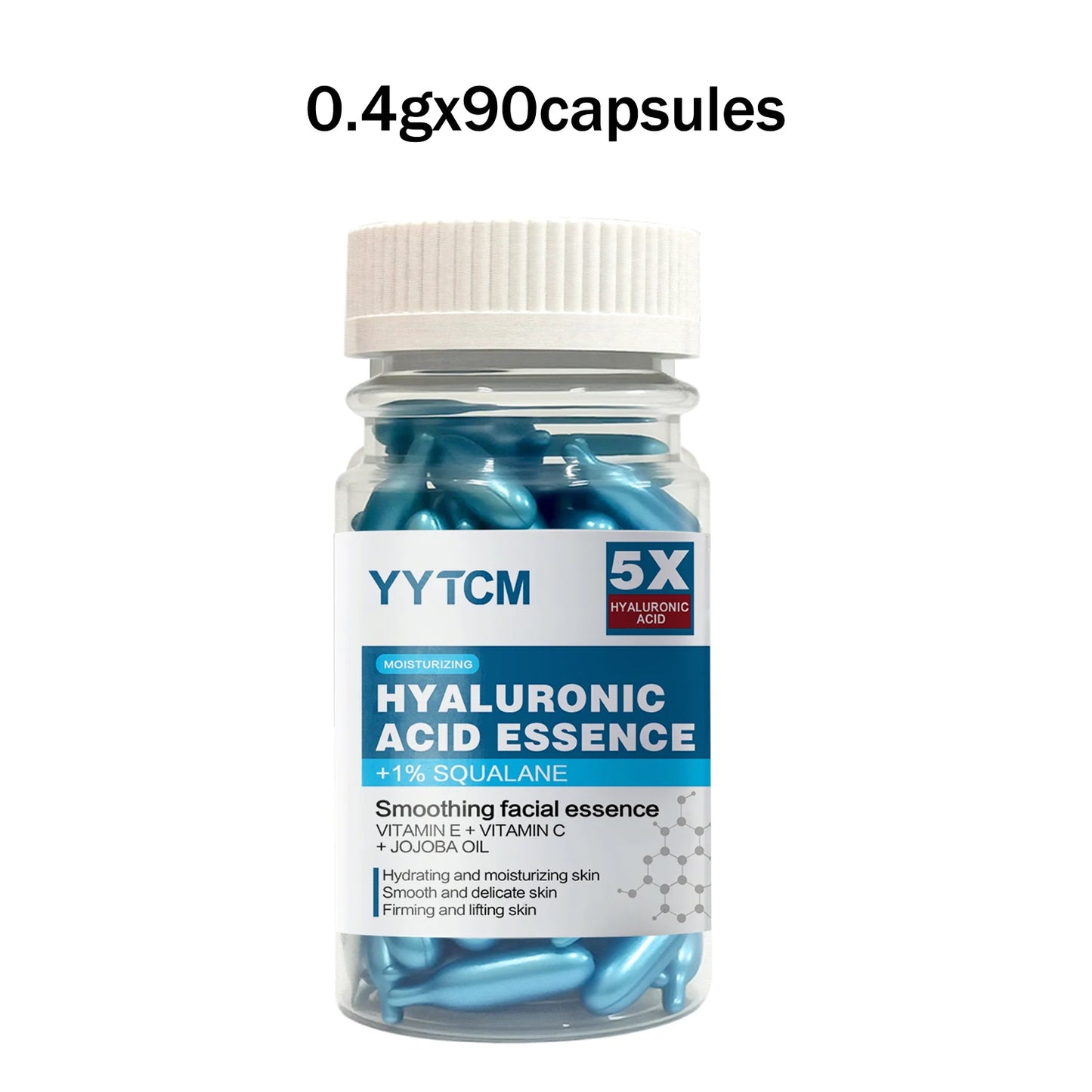 Hyaluronic Acid Deep Moisturizing Capsule Essence — Brightening Skin Serum (0.4g x 30 Capsules)