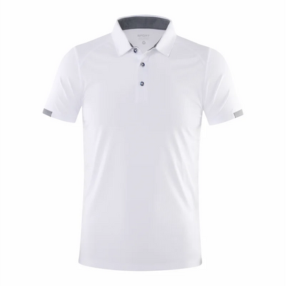Men's Quick-Dry Sports POLO Shirt — Breathable Short Sleeve Cycling & Fitness Top