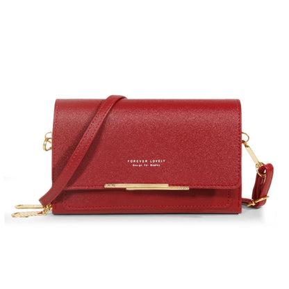 Women's Korean Multi-Card Wallet — Large Capacity Casual Shoulder Bag & Mobile Phone Purse