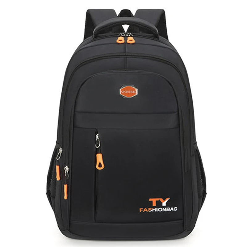 Neutral Nylon Business & Travel Backpack — Unisex Laptop Bag for Work, School & Travel