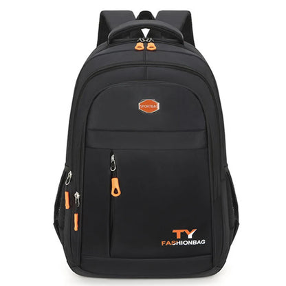Neutral Nylon Business & Travel Backpack — Unisex Laptop Bag for Work, School & Travel