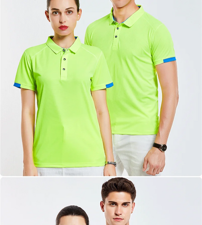 Men's Quick-Dry Sports POLO Shirt — Breathable Short Sleeve Cycling & Fitness Top