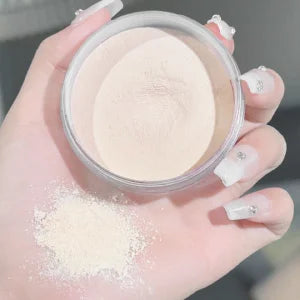 Translucent Makeup Setting Powder — Waterproof Natural Finish Loose Powder for Long-Lasting Hold