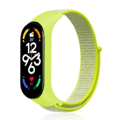 Nylon Sport Strap for Xiaomi Mi Band 3 4 5 6 7 — Soft Adjustable Replacement Wristband