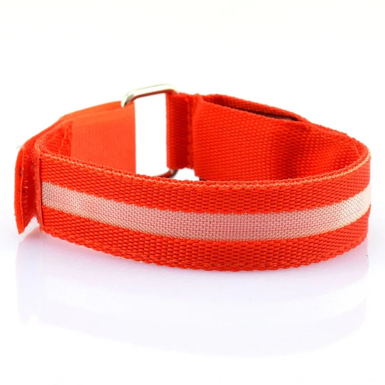 LED Safety Armband Light — USB Rechargeable Running & Cycling Wristband