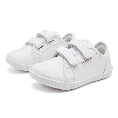 HOBIBEAR Kids Barefoot Minimalist Sneakers — Wide Toe Hook & Loop Lightweight Shoes for Boys & Girls