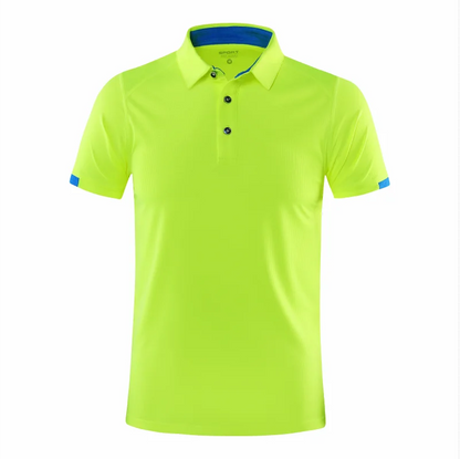 Men's Quick-Dry Sports POLO Shirt — Breathable Short Sleeve Cycling & Fitness Top