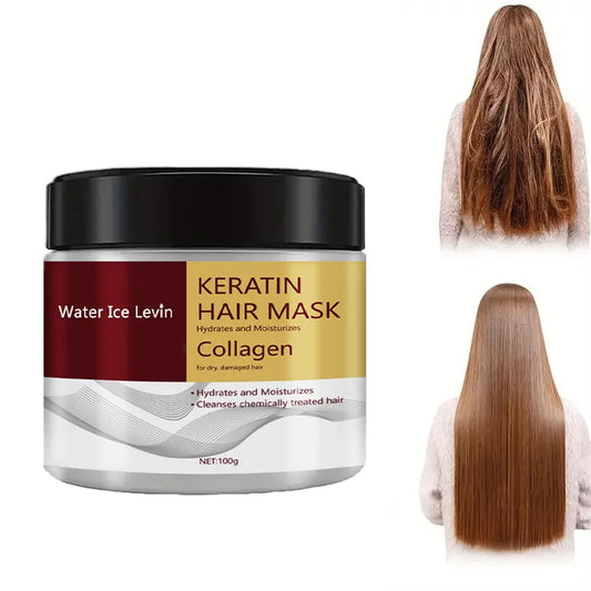 Collagen Keratin Hair Mask & Conditioner — Oil Control, Moisturizing & Frizz Repair Treatment