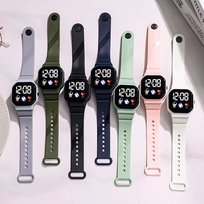 Kids Sport LED Digital Watch — Waterproof Silicone Wristwatch for Boys & Girls